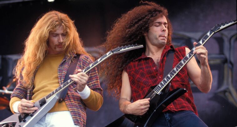 "Consult anyone who's played alongside him... he's exceptionally gifted yet enigmatic": Dave Mustaine reveals that he almost overlooked Marty Friedman for Megadeth due to his hairstyle.]