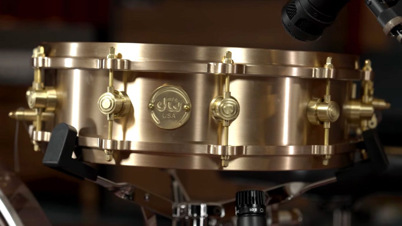 DW's Exclusive MFG True-Cast 14x4” Snare Adds a Piccolo to Its Sand-Cast Machined Bell Bronze Line, But Act Fast If You Want One!]