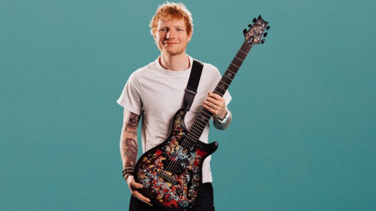 Ed Sheeran Launches PRS's First Hollowbody Baritone Guitar]