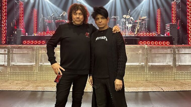 "Gary Numan Discusses His Essential Partner on Tour and the Thrills and Challenges of Live Performances, Saying, 'I can’t envision touring without him.'"]