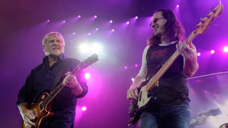 Geddy Lee hints at the possibility of new Rush music.]