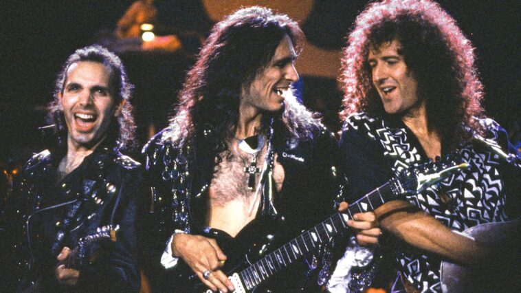 How Steve Vai Surprised Brian May During Their 1970s Meeting]