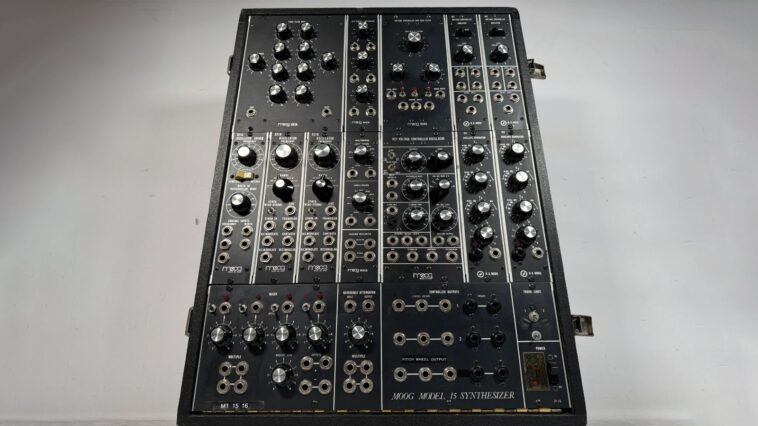 "John Paul Jones' Studio Equipment Available for Auction: Featuring a Rare £24,000 Moog Model 15, He Believes It Should Be Managed by Those Who Will Utilize It Well"]
