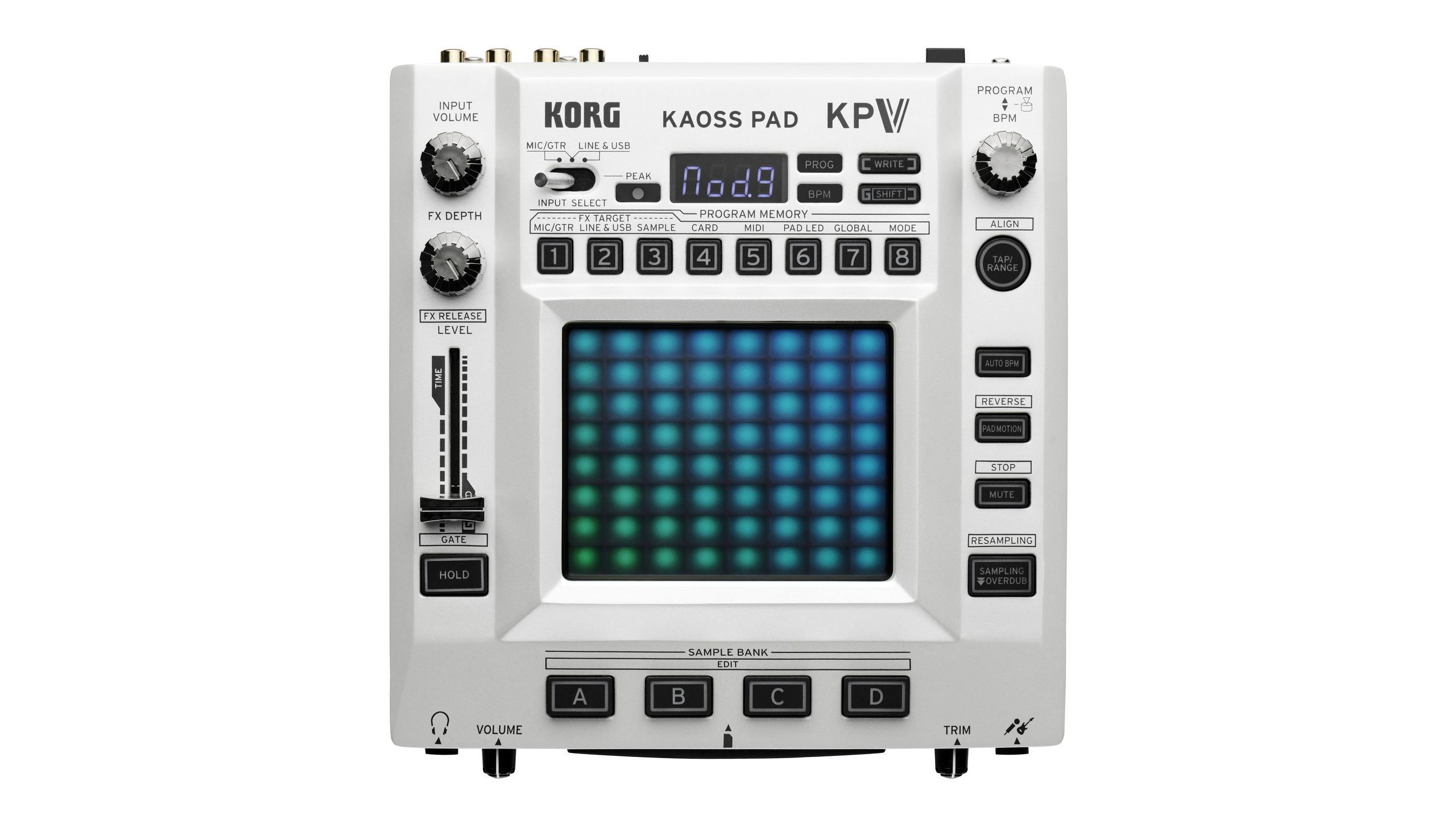 Korg Kaoss Pad V transforms a classic effects unit with dual-touch functionality, enhanced vocal processing, and improved connectivity options.]