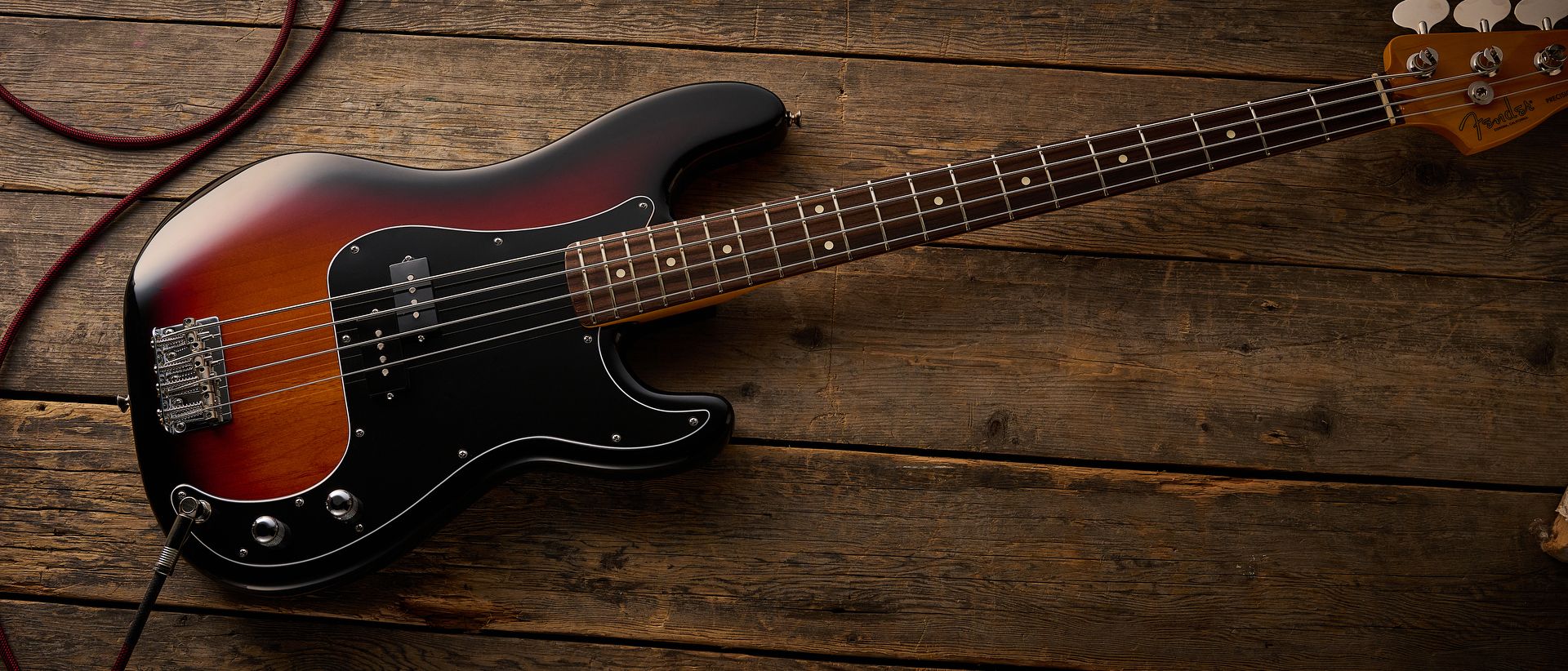 "Looking for a bass that embodies Fender's legacy, sound quality, versatility, and affordability? This Precision model meets all the key criteria."]