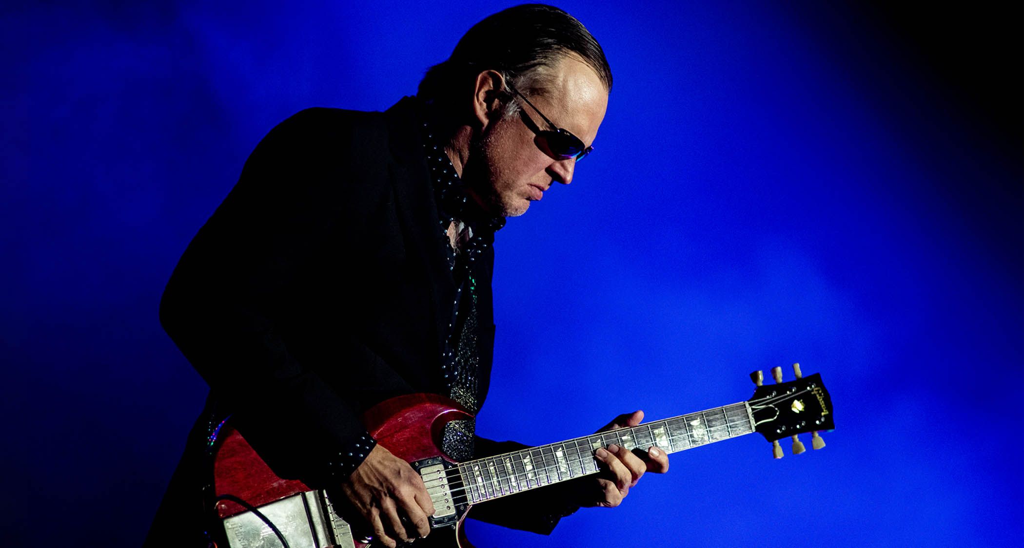 "Occasionally, less is more: Joe Bonamassa reflects on the unintentional creation of 'Black Country' and the craft of crafting a powerful guitar riff."]