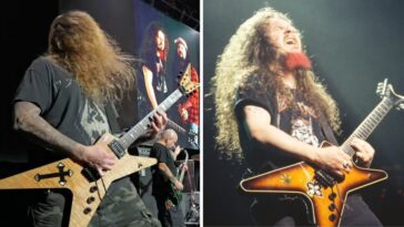 Ola Englund Demonstrates Dimebag's Guitars]