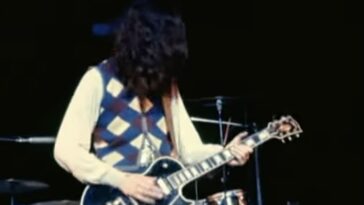 "On his 26th birthday in 1970, Jimmy Page experienced an instant bond with his cherished Les Paul Custom ‘Black Beauty' during the peak of a historic Led Zeppelin performance, declaring, 'This is it. This is the one.'"]