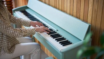 Roland introduces elegant KF-20 and KF-25 Kiyola "artisan" digital pianos influenced by the "Japanese idea of harmony."]