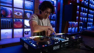 “Setting a New Standard for DJ Performances: Rane’s System One is a Standalone DJ System with Motorized Platters Designed for Scratch and Open-Format DJs”]