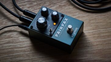 "Similar to a quality valve amplifier, it reacts to your picking dynamics and guitar volume with authentic tone: A review of the Strymon Fairfax Class A Output Stage Drive pedal."]