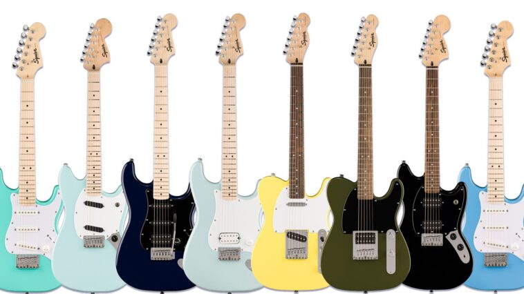 Squier Introduces Major Expansion of Sonic Series, Providing Affordable, Beginner-Friendly Options of Iconic Fender Electric Guitars and Basses for Kids]