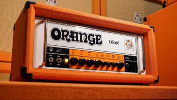 "Streamlined Design at Its Core: The Unfiltered, Powerful Sound of an Expertly Crafted Single-Channel Amplifier" – Orange Amps Introduces the OR60, a 60-Watt Tube Powerhouse Endorsed by Pepper Keenan of Down/COC.]