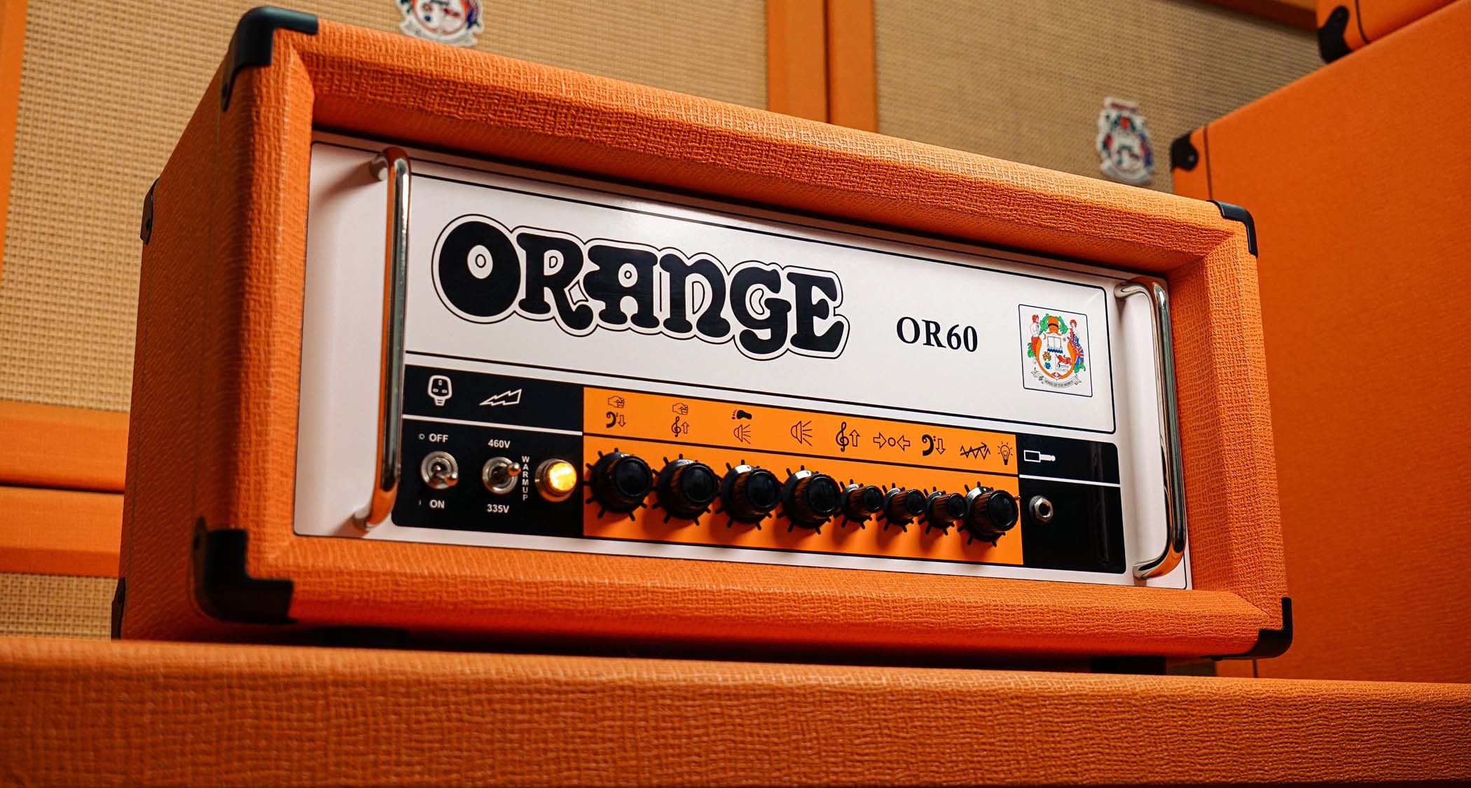 "Streamlined Design at Its Core: The Unfiltered, Powerful Sound of an Expertly Crafted Single-Channel Amplifier" – Orange Amps Introduces the OR60, a 60-Watt Tube Powerhouse Endorsed by Pepper Keenan of Down/COC.]
