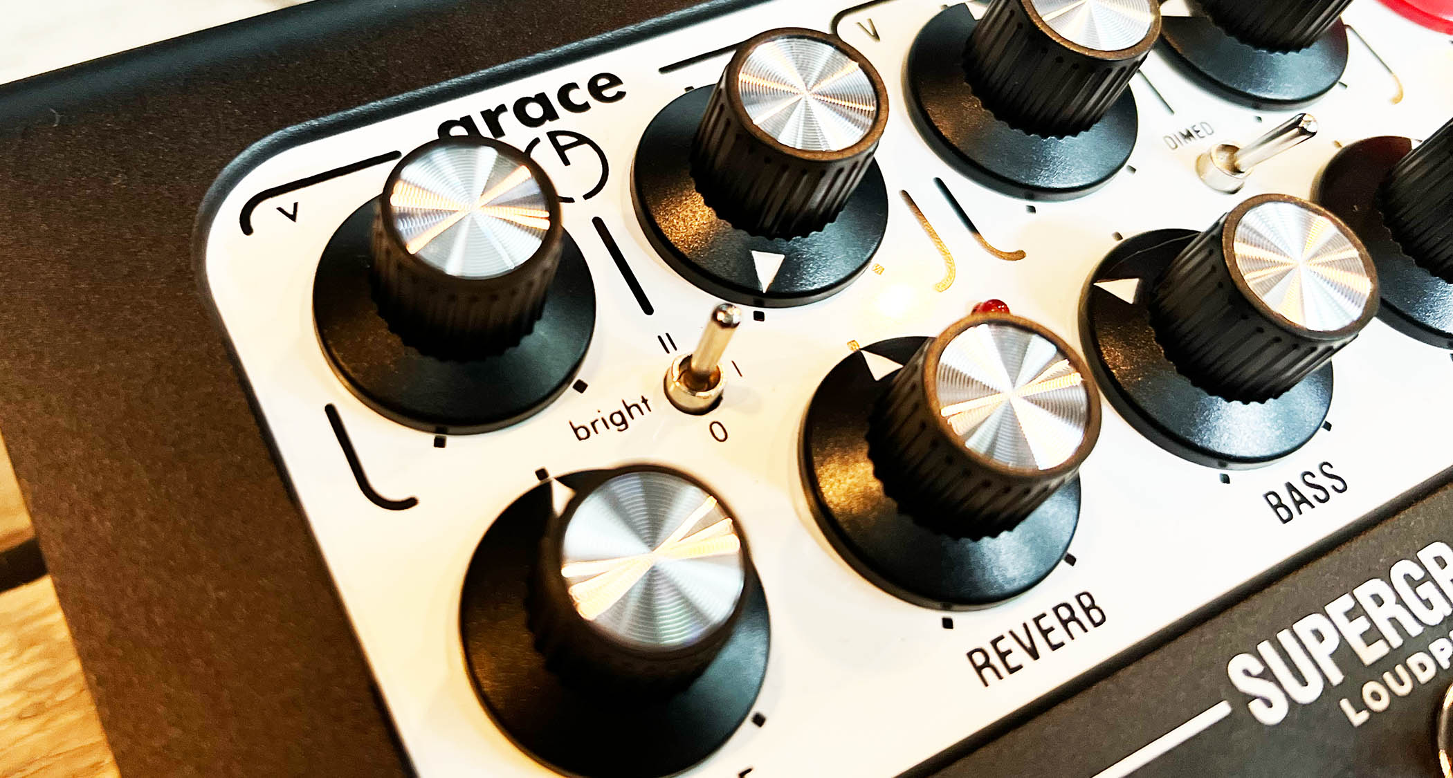 Laney x Brian Carstens Billy Corgan Supergrace: the new collab between Laney and Carstens Amps pairs one channel from the Smashing Pumpkins' frontman's signature amp with a Laney Supergroup and puts them altogether in one pedal.