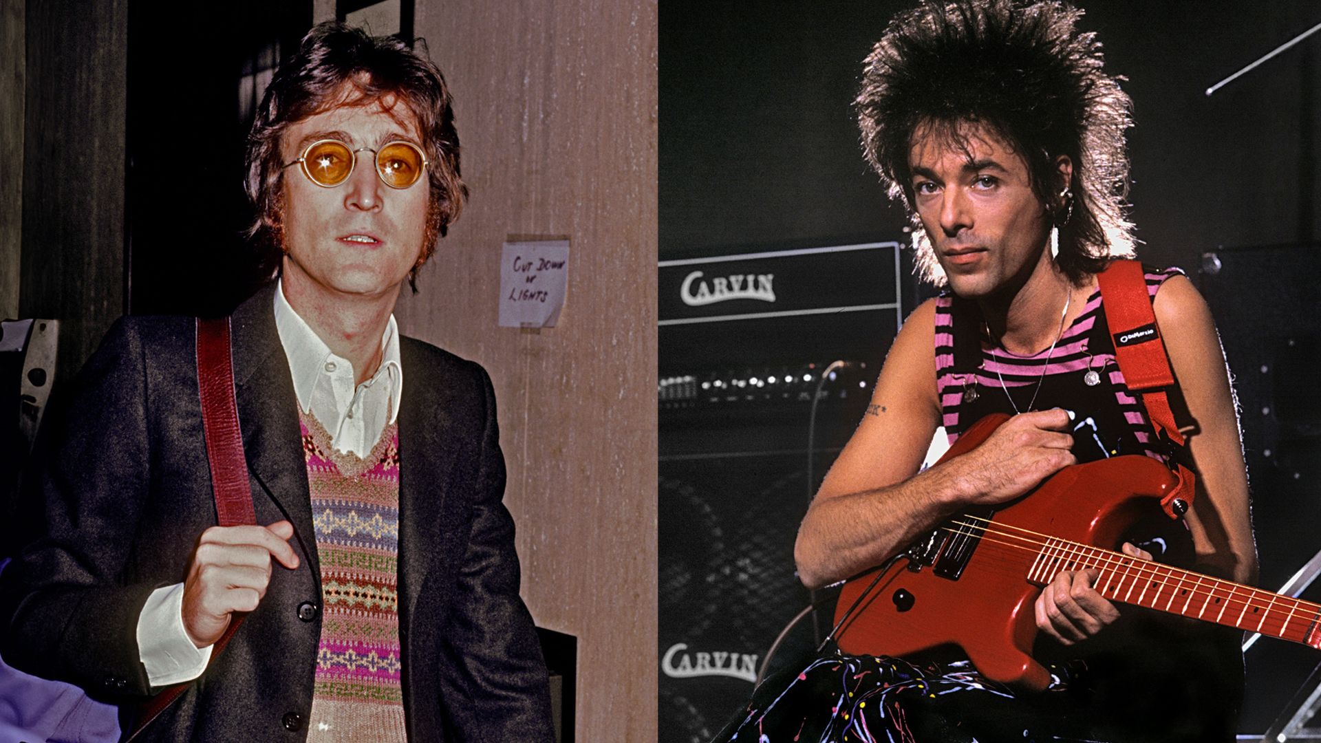 The guitarist John Lennon brought on board due to his limited skills]