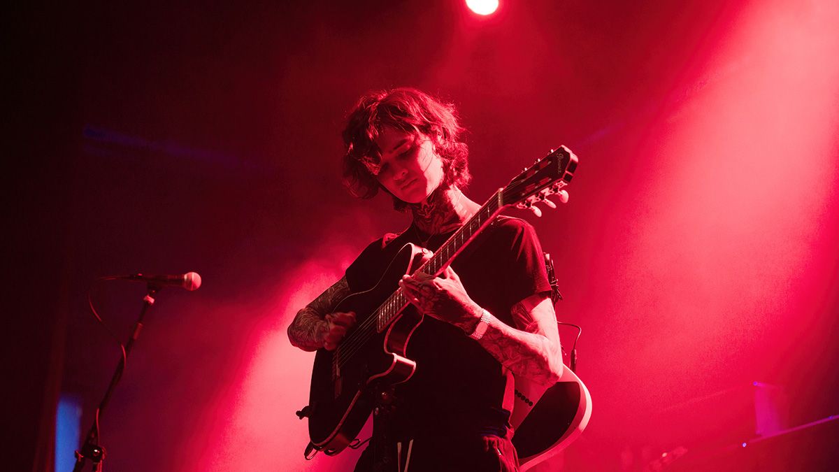 Tim Henson introduces high-end editions of his Ibanez nylon-electric signature guitars.]