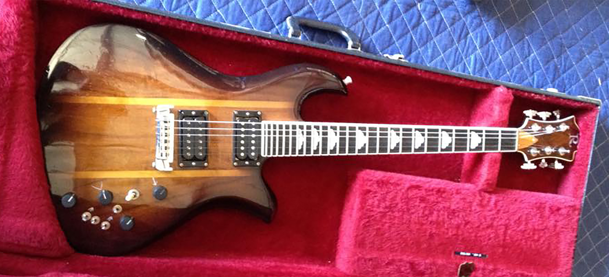 The B.C. Rich Eagle owned by Neil Giraldo and used on the Rick Springfield hit "Jessie' Girl"