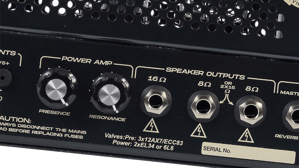 The new MKX lunchbox head is Victory Amps' flagship design, a compact 50-watt powerhouse with three channels 