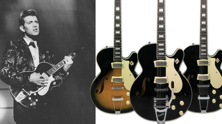 "Whether you’re aiming for the iconic haunting intro of 'Wicked Game' or looking to create an entirely fresh sound, inspiration strikes as soon as you plug in: Silvertone revives the beloved guitar cherished by Elvis Costello, Hubert Sumlin, and Chris Isaak."]