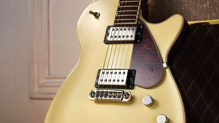 "While it lacks any groundbreaking or contemporary features, this classic design is advantageous—it thoughtfully addresses some of Gretsch's historical idiosyncrasies" – Gretsch Electromatic Jet Review.]