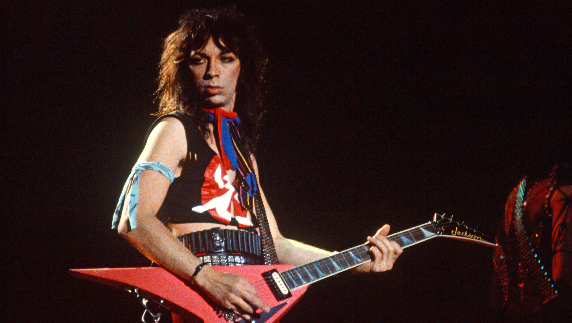 Vinnie Vincent, Kiss Animalize Tour, 23 October, 1983 Wembley Arena.