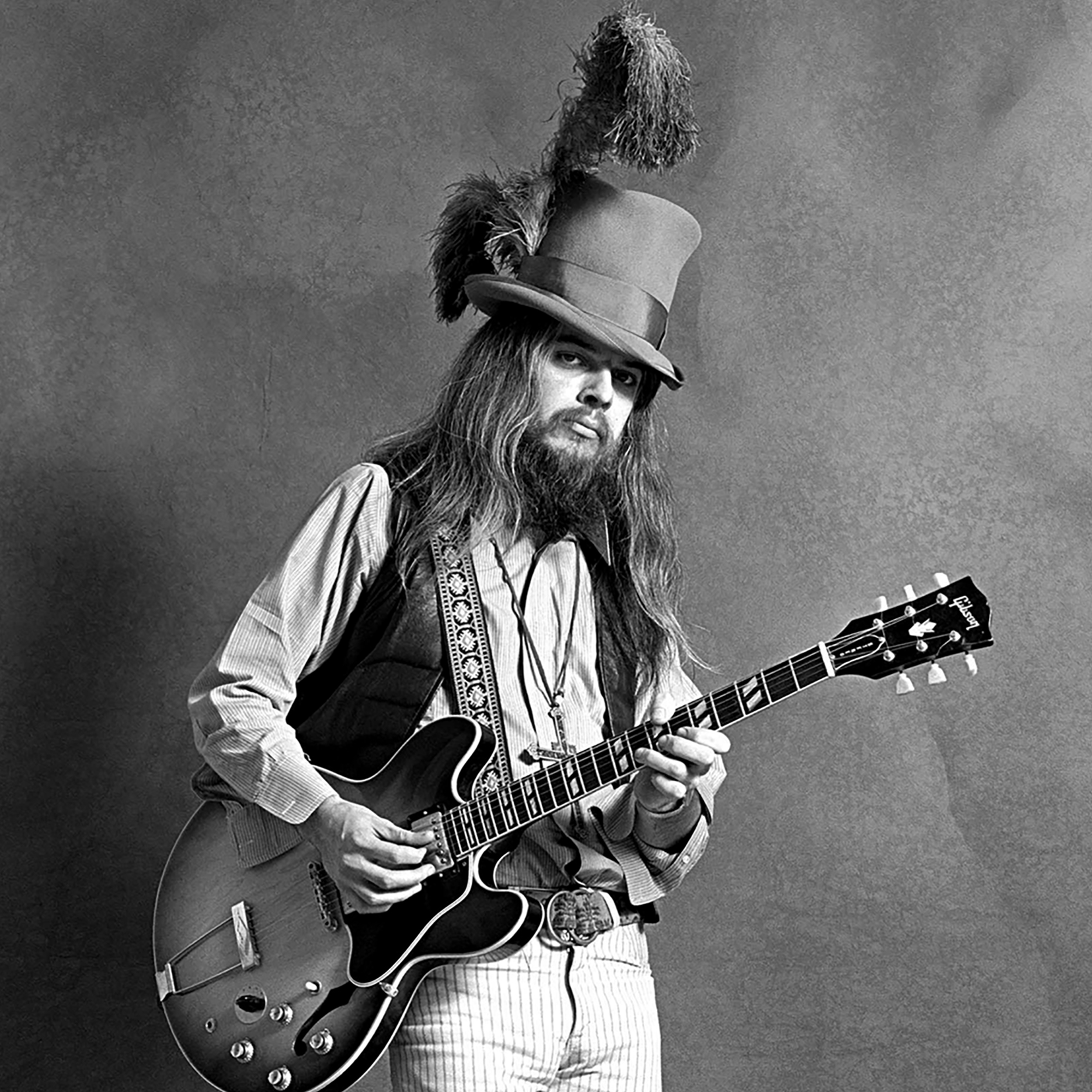 Photo of Leon RUSSELL; Posed full length studio portrait of Leon Russell for "Mad Dogs and Englishmen" Album Cover