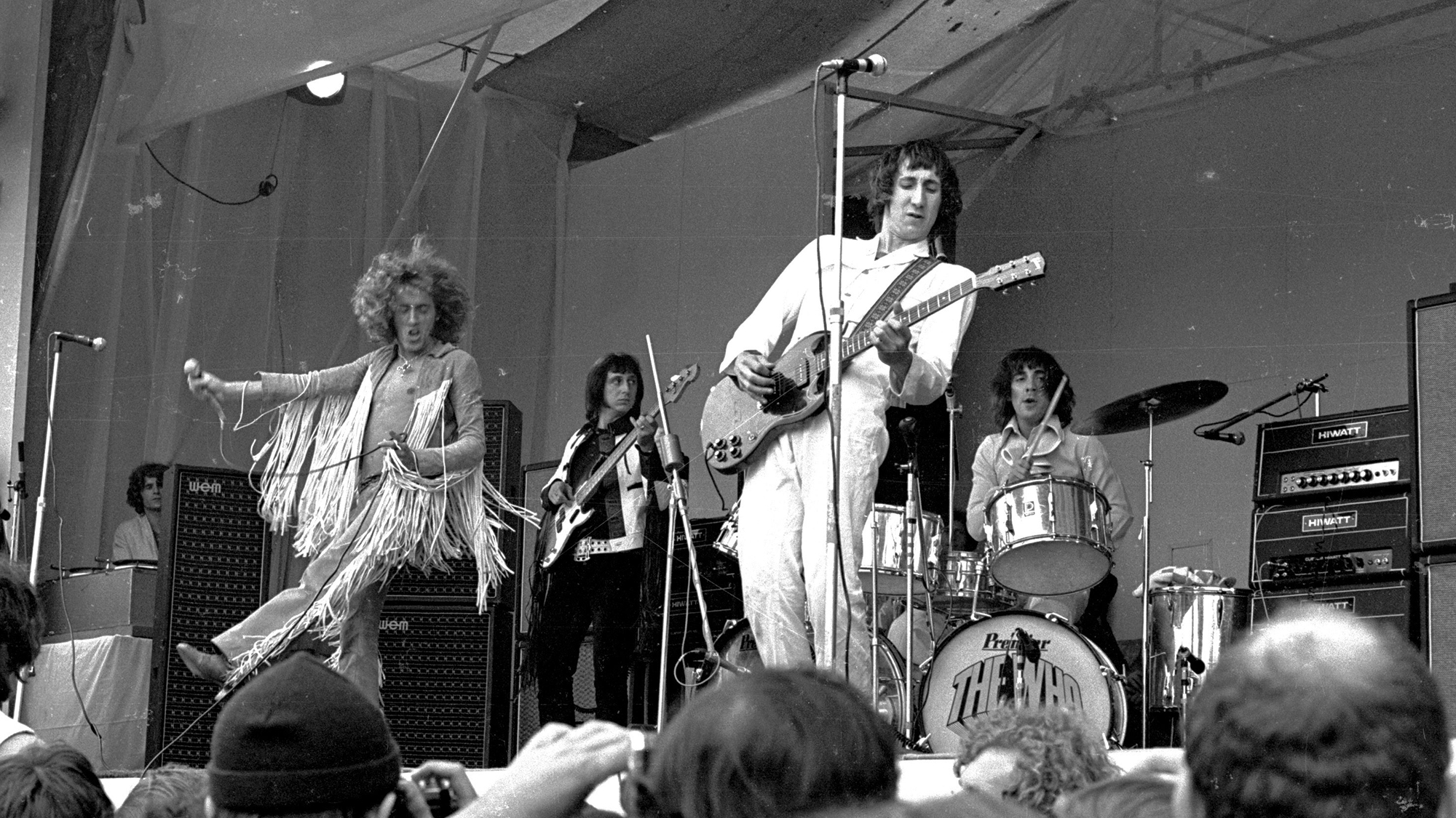 The Who in the 60's Isle Of Wight Festival during The Who File Photos at the Various in Isle Of Wight, United Kingdom.
