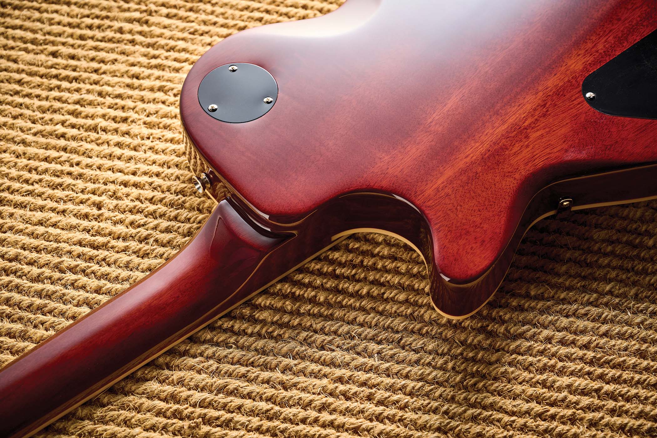 Gretsch Electromatic Jet in Vintage White, photographed in close-up.