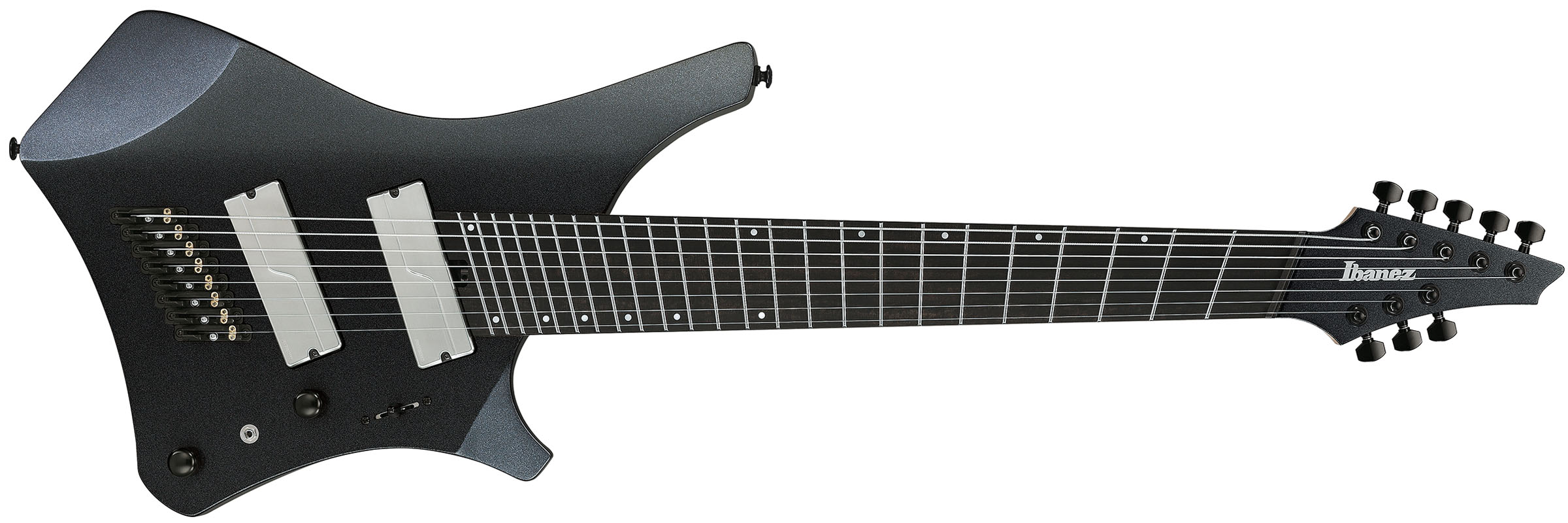 Ibanez Alpha Series: available in 7 or 8-string versions, these multi-scale electrics are built for modern high-performance playing and feature Fishman Fluence Modern humbuckers as standard.