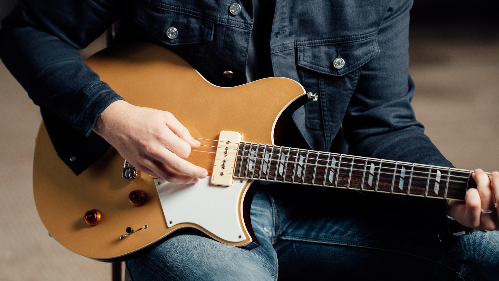 Chris Buck RS02CB Revstar Signature Electric Guitar in Honey Gold