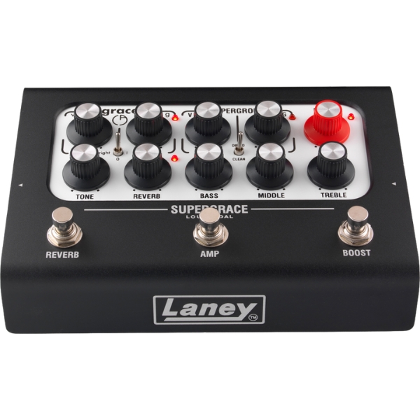 A Laney Supergrace guitar amp pedal