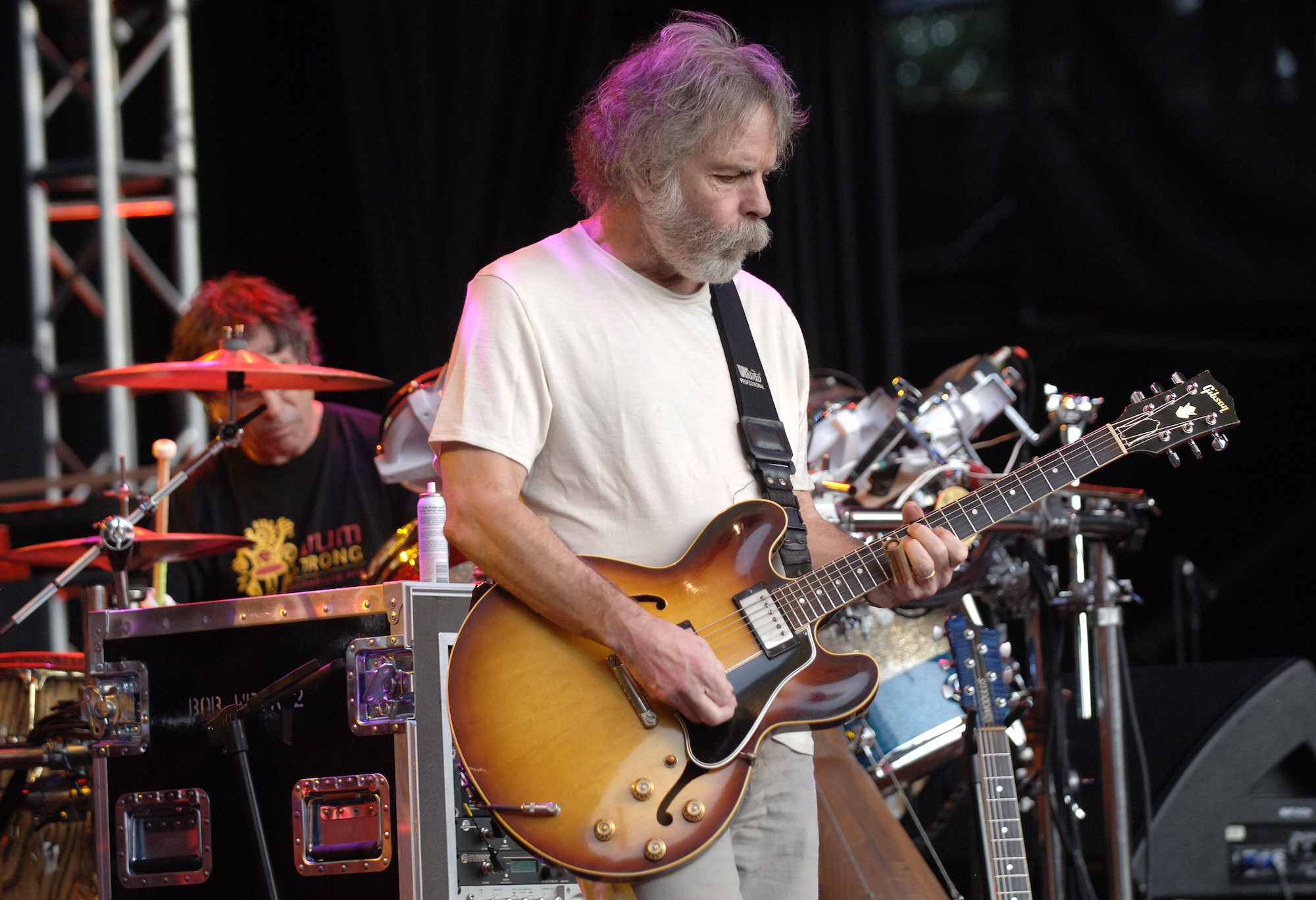 Bob Weir performs onstage with the Dead at the Shoreline Amphitheatre in Mountain View, California on May 16, 2009