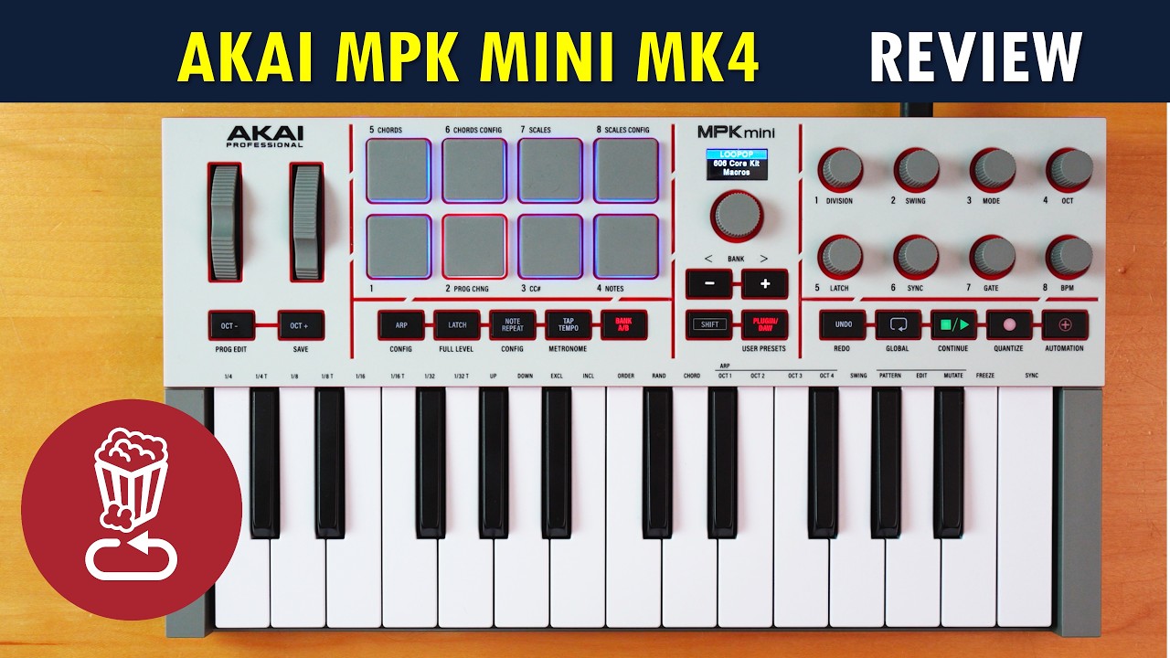 Akai MPK Mini MK4 vs MK3 vs Launchkey 4 vs Minilab 3 // Buyer’s checklist & tutorial for MK IV - YouTube