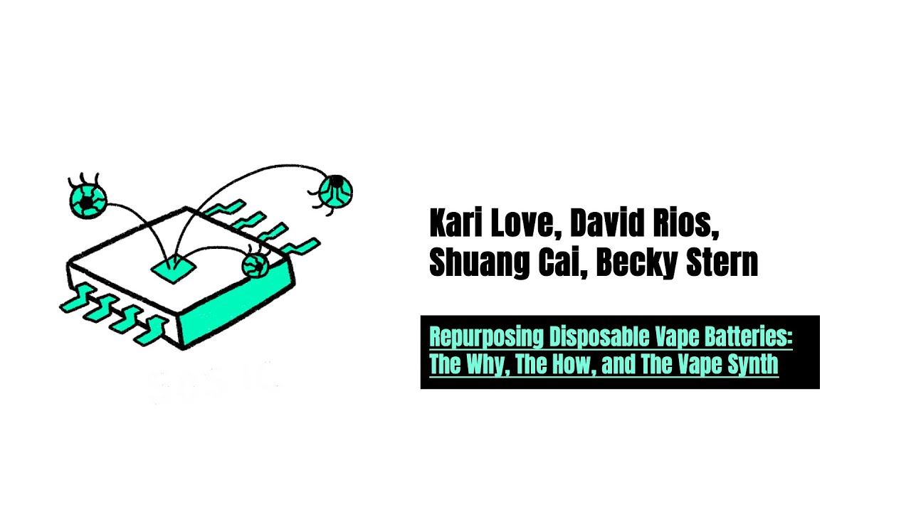 Repurposing Disposable Vape Batteries: The Why, The How, and the Vape Synth - YouTube
