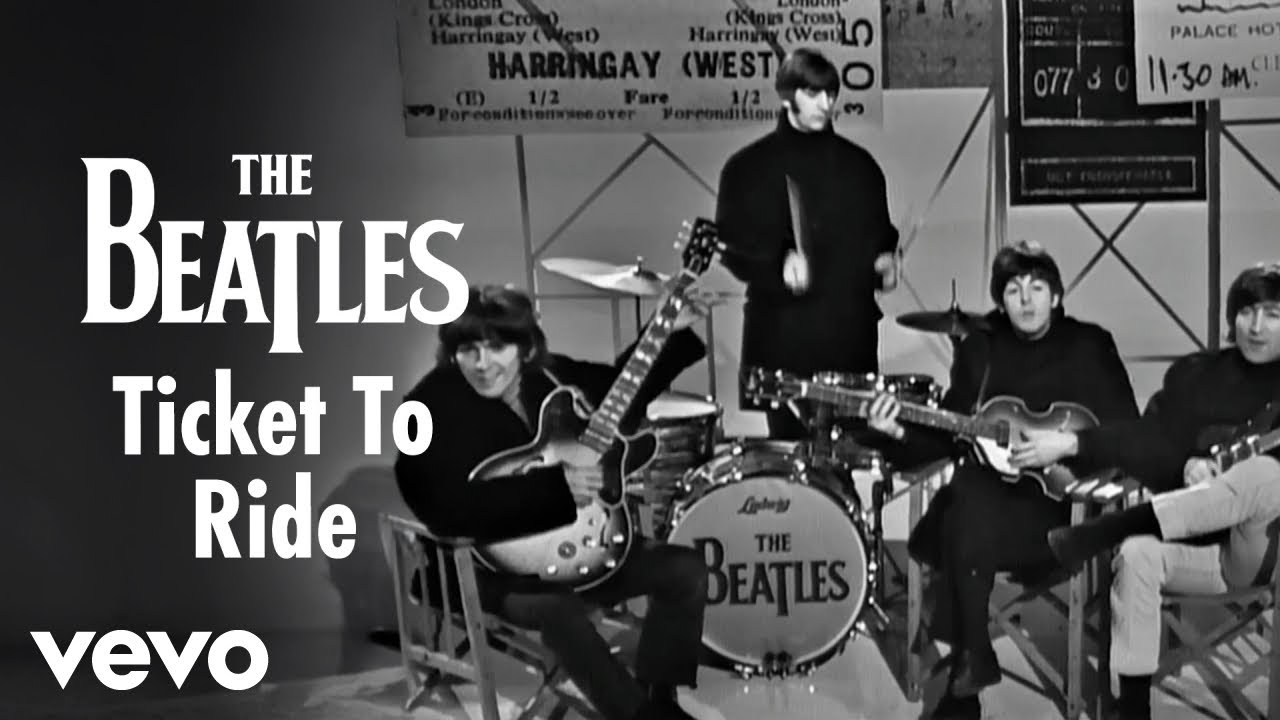 The Beatles - The Beatles - Ticket To Ride (Official Music Video) [Remastered 2015] - YouTube