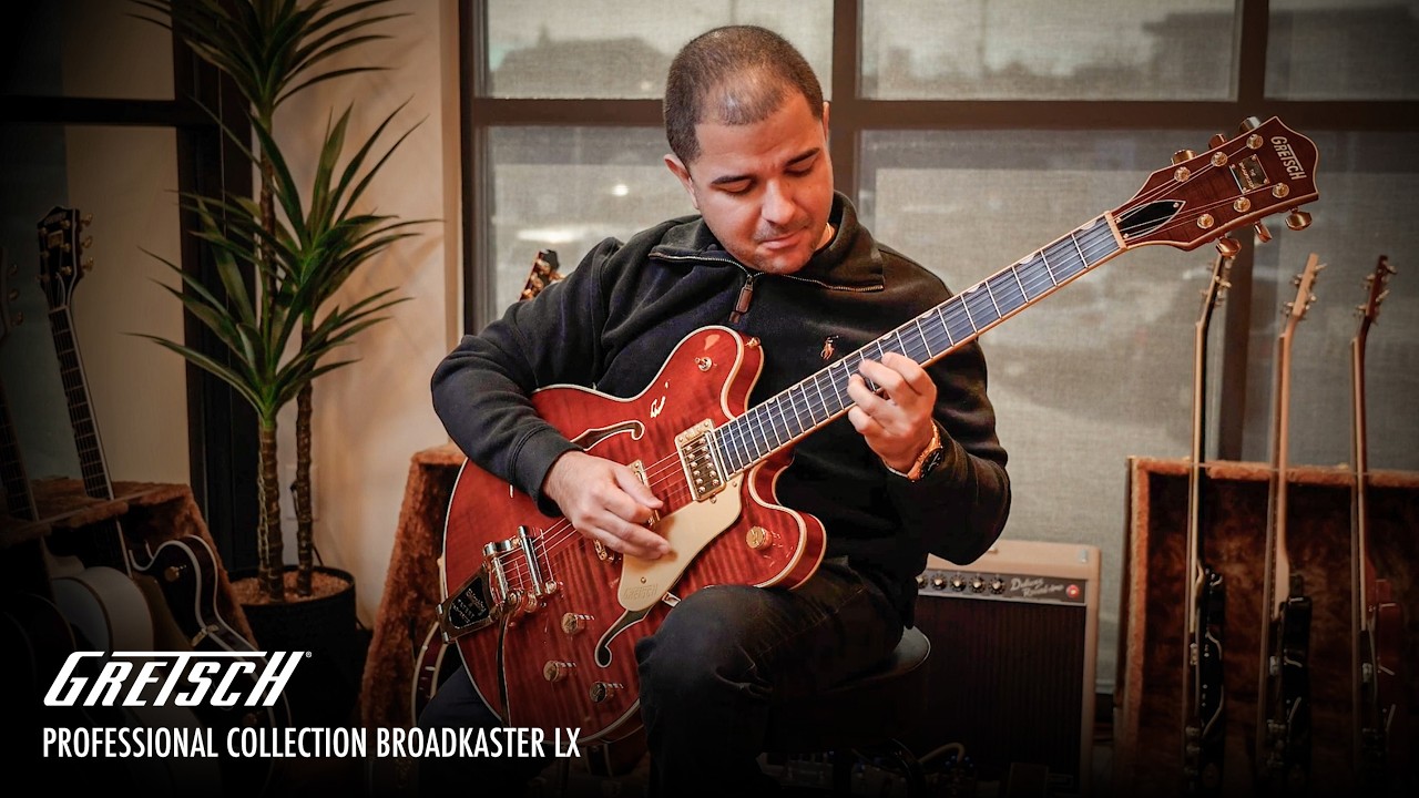 Adam McPhail Tests The New Professional Collection Broadkaster LX | Gretsch Guitars - YouTube