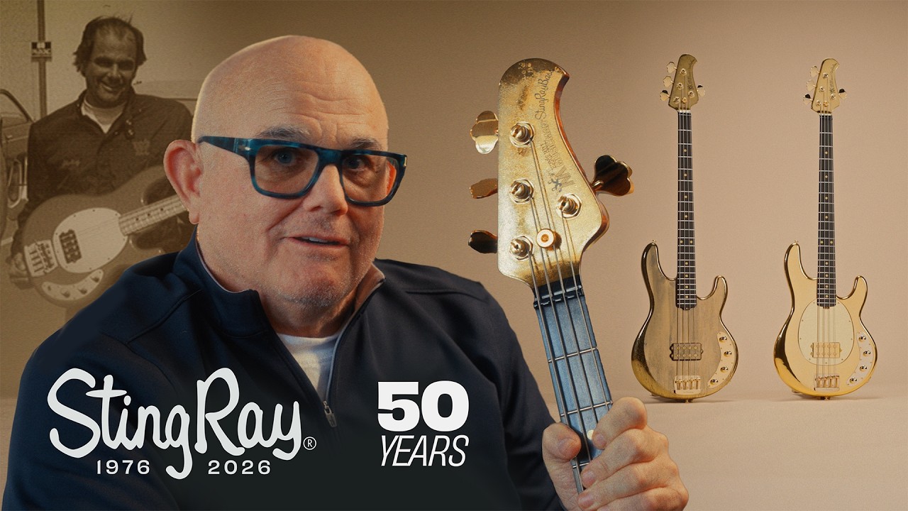 Ernie Ball Music Man: The 50th Anniversary StingRay Bass - YouTube