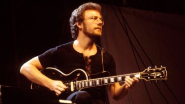 Robert Fripp on the six-figure guitar behind King Crimson