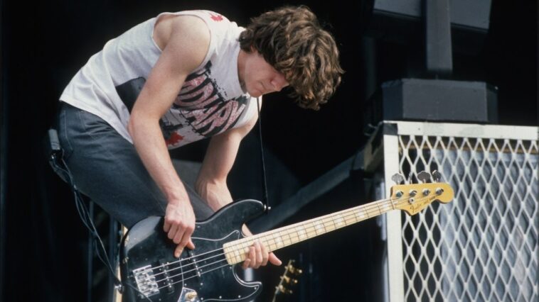 "After my tech remarked, ‘This bass seems small on you,’ I adjusted the strap for a better look. You really need to fully commit to it: The tale of Ben Shepherd’s 1972 Fender Jazz Bass, acquired from grunge legends and swiped before Soundgarden’s reunion."]
