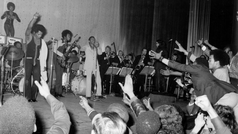 Bootsy Collins' Jazz Bass, formerly owned by James Brown, is now available on eBay.]