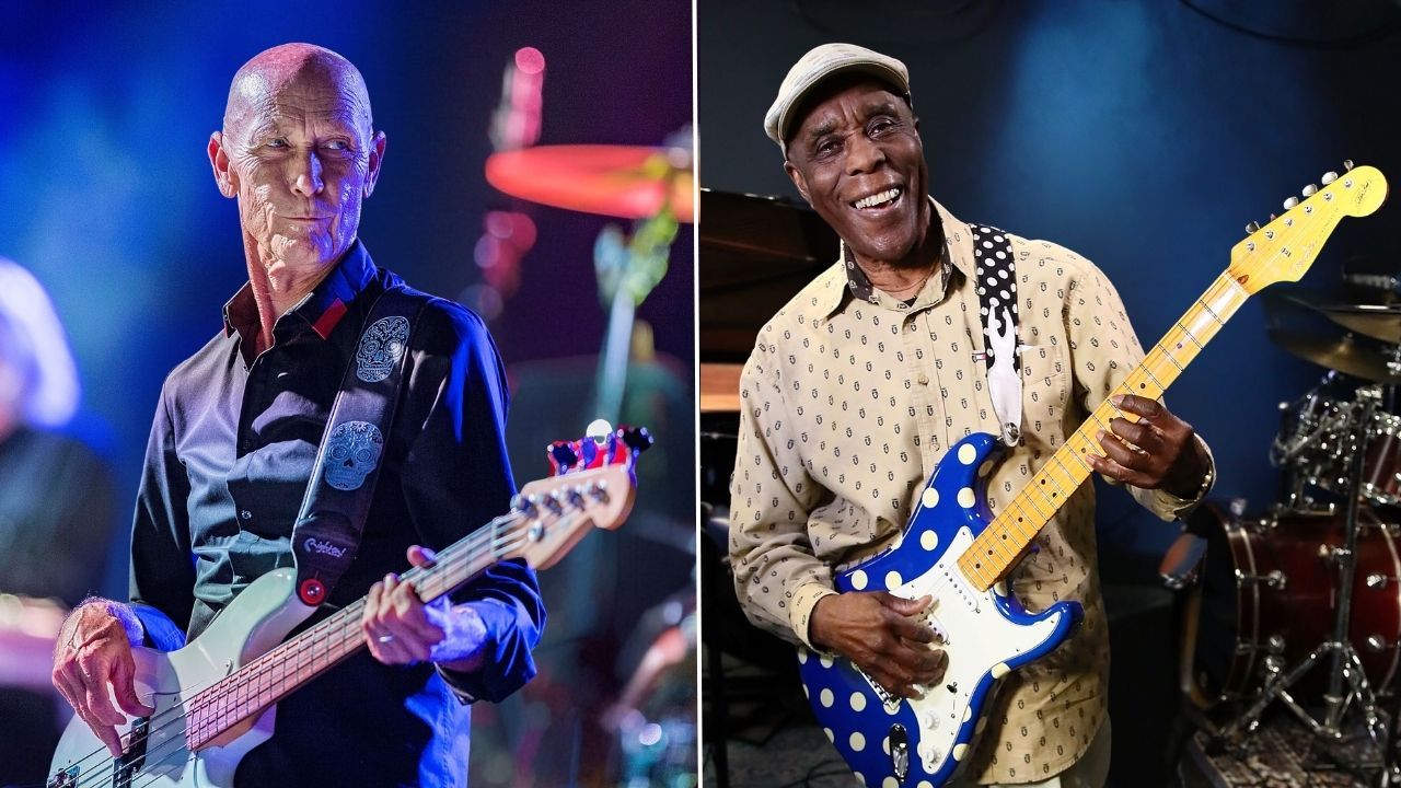 "Buddy relied on a stunt singer in the booth, allowing him to perform his guitar solo live with us": The late Michael Rhodes laid a solid groundwork for Buddy Guy's 2013 tribute to his hometown.]