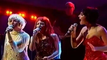 "Dave Stewart Reflects on a Wild Late-'90s TFI Friday Show Featuring Kylie Minogue, Natalie Imbruglia, and Sinead O’Connor in Wigs Singing Backing Vocals, Plus Brian Eno on an Omnichord"]