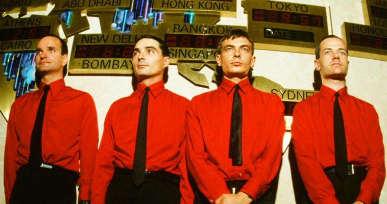"Exploring the Dynamics of Machine Interaction: A Deep Dive into the Title Song from Kraftwerk's Pivotal Album"]