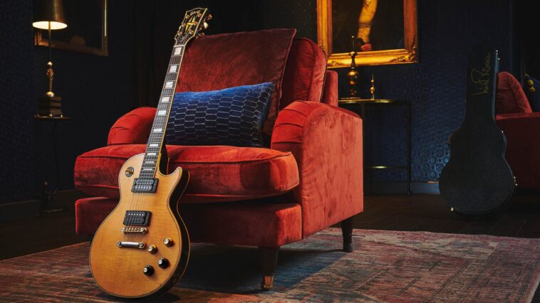 “I'm sure Mick would be amazed to hear his legacy is still celebrated so warmly. This guitar enhances an already iconic story”: Gibson introduces Murphy Lab replica of Mick Ronson’s 1968 Les Paul Custom from the Bowie era.]