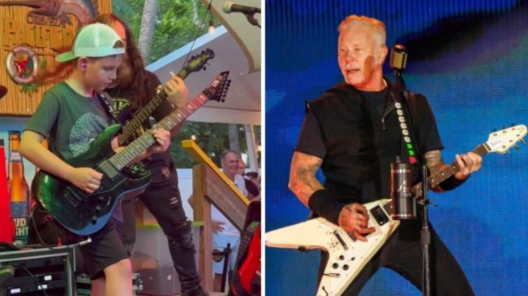 James Hetfield Encounters a 10-Year-Old Superfan]