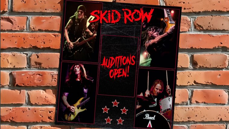 "Join Us in Our Authentic Quest: Could You Be the Next Voice of Skid Row?"]