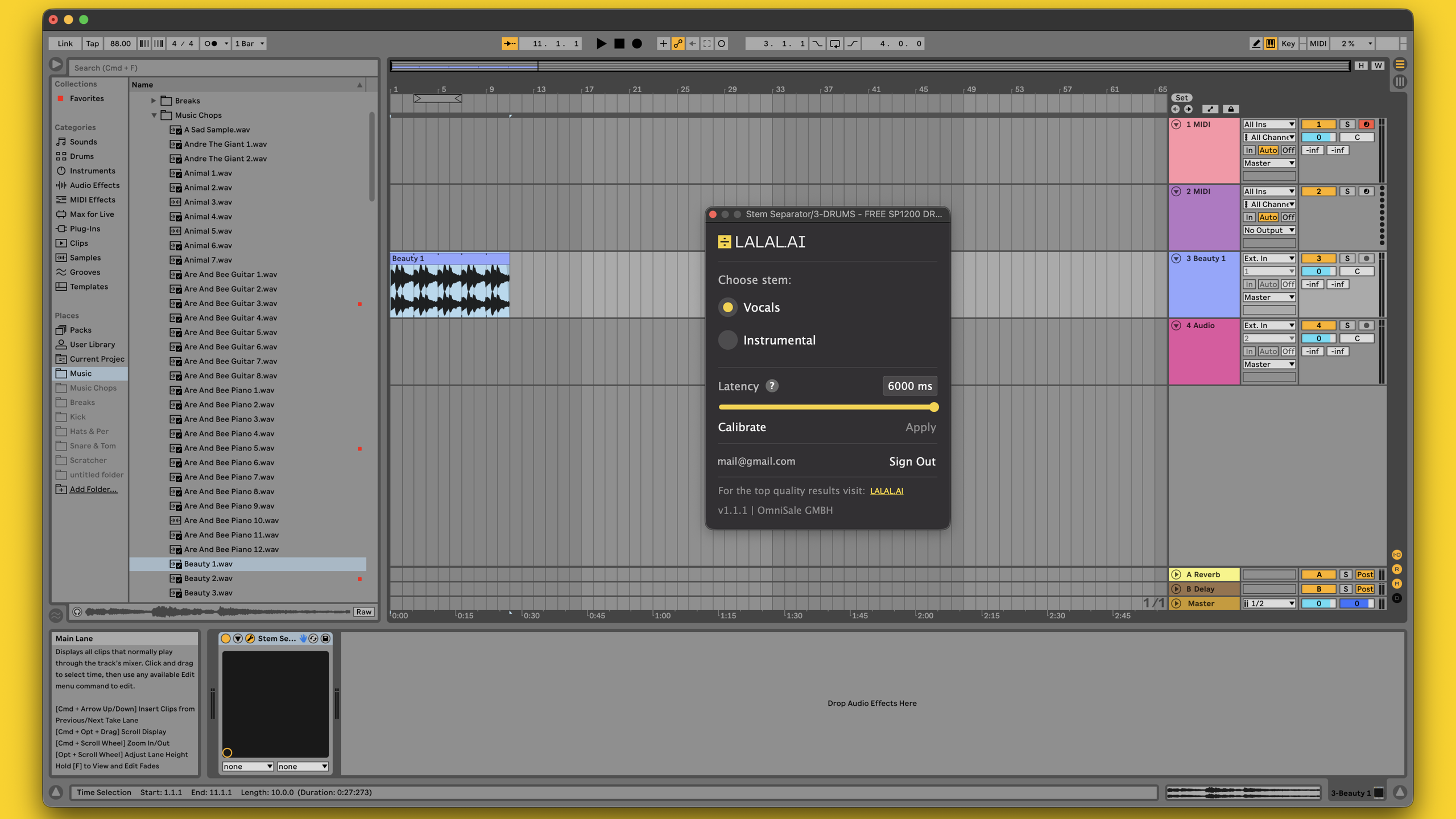 LALAL.AI Launches Its First Plugin, Introducing AI-Driven Stem Separation to Your DAW]