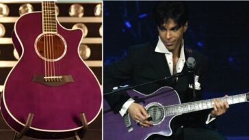 Prince's Taylor acoustic returns after a 15-year hiatus.]