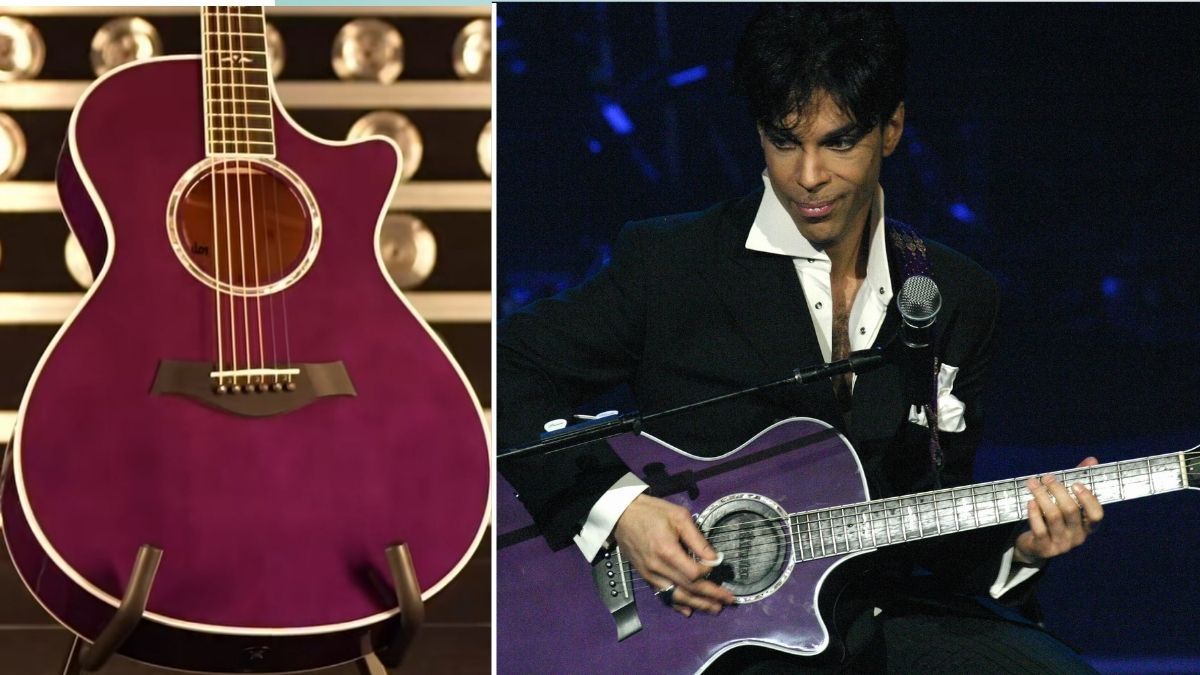 Prince's Taylor acoustic returns after a 15-year hiatus.]